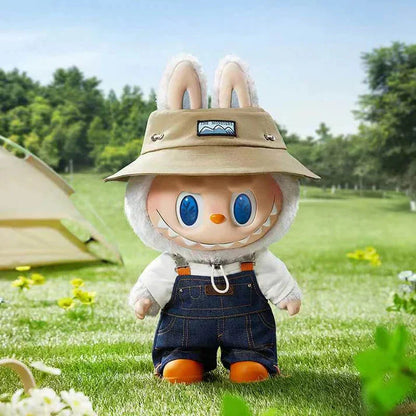 Labubu Fall in wild plush doll with key chain