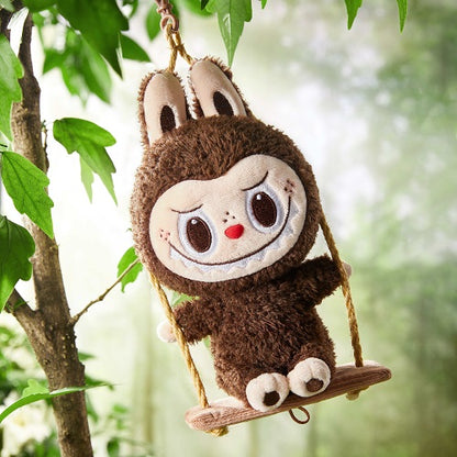 LABUBU Timber Workshop Series-Playing on the Swing Plush Pendant Blind Box
