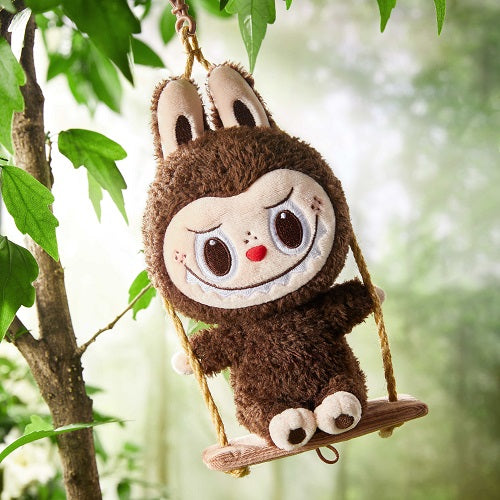 LABUBU Timber Workshop Series-Playing on the Swing Plush Pendant Blind Box