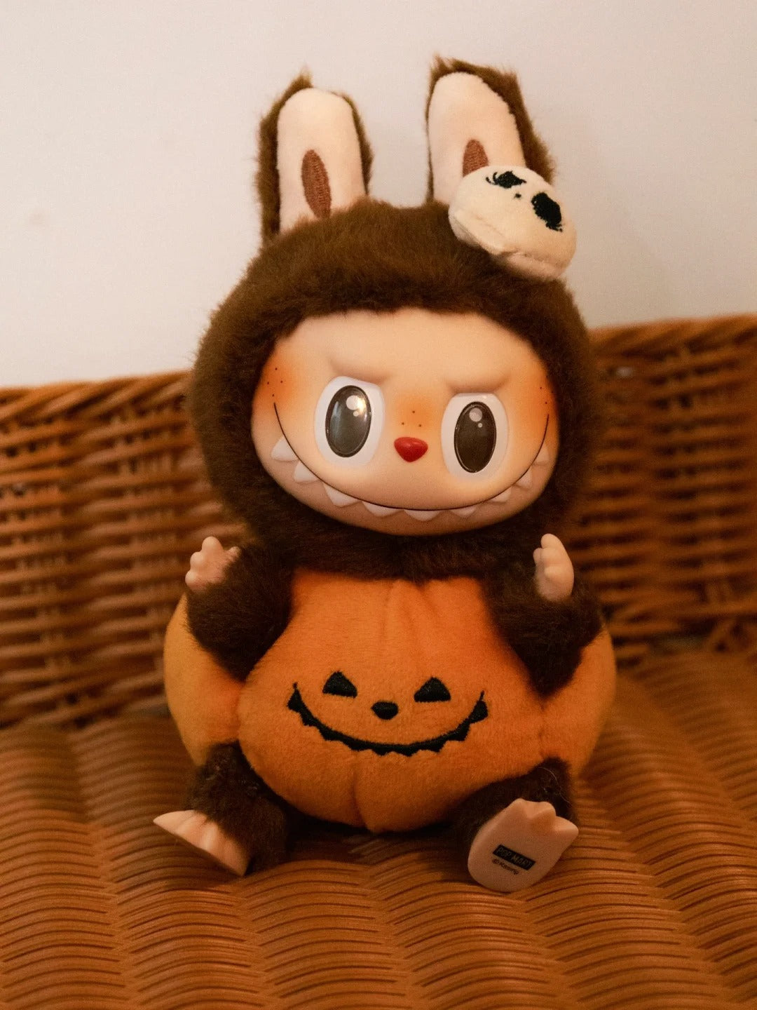 Happy Halloween Party series-sitting pumpkin vinyl plush pendant