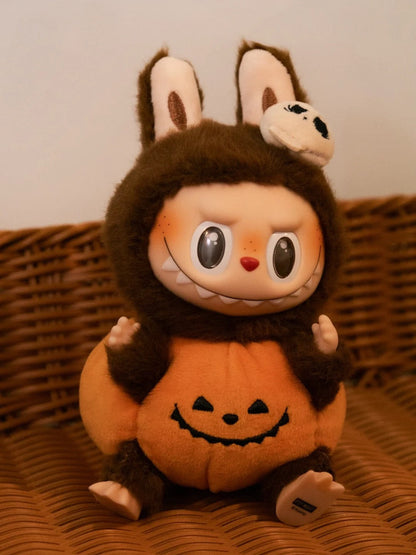 Happy Halloween Party series-sitting pumpkin vinyl plush pendant