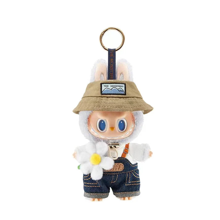 Labubu Fall in wild plush doll with key chain