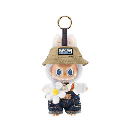 Labubu Fall in wild plush doll with key chain