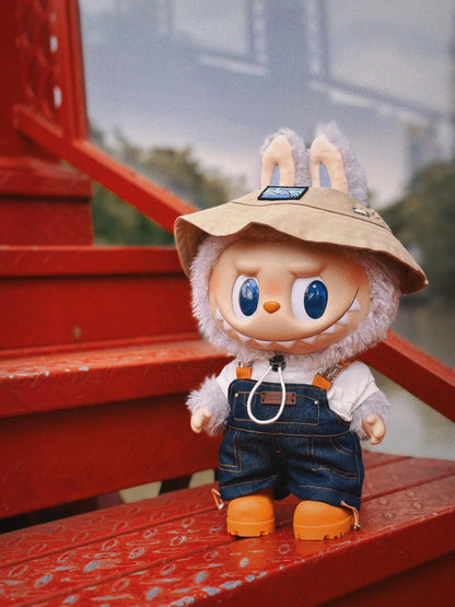 Labubu Fall in wild plush doll with key chain