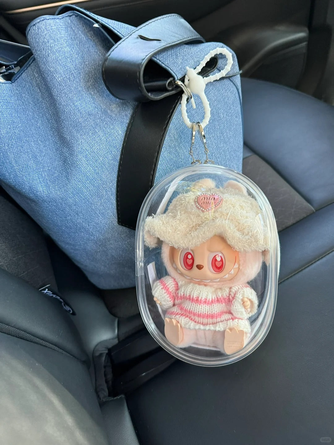 Labubu'Clear Bag for Labubu v1 and Labubu v2