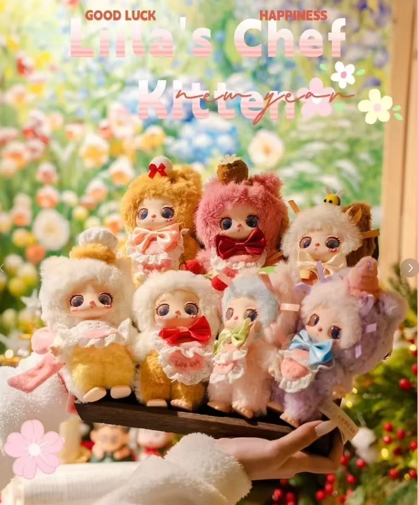 Liila Chef Kitten- v4 series plush